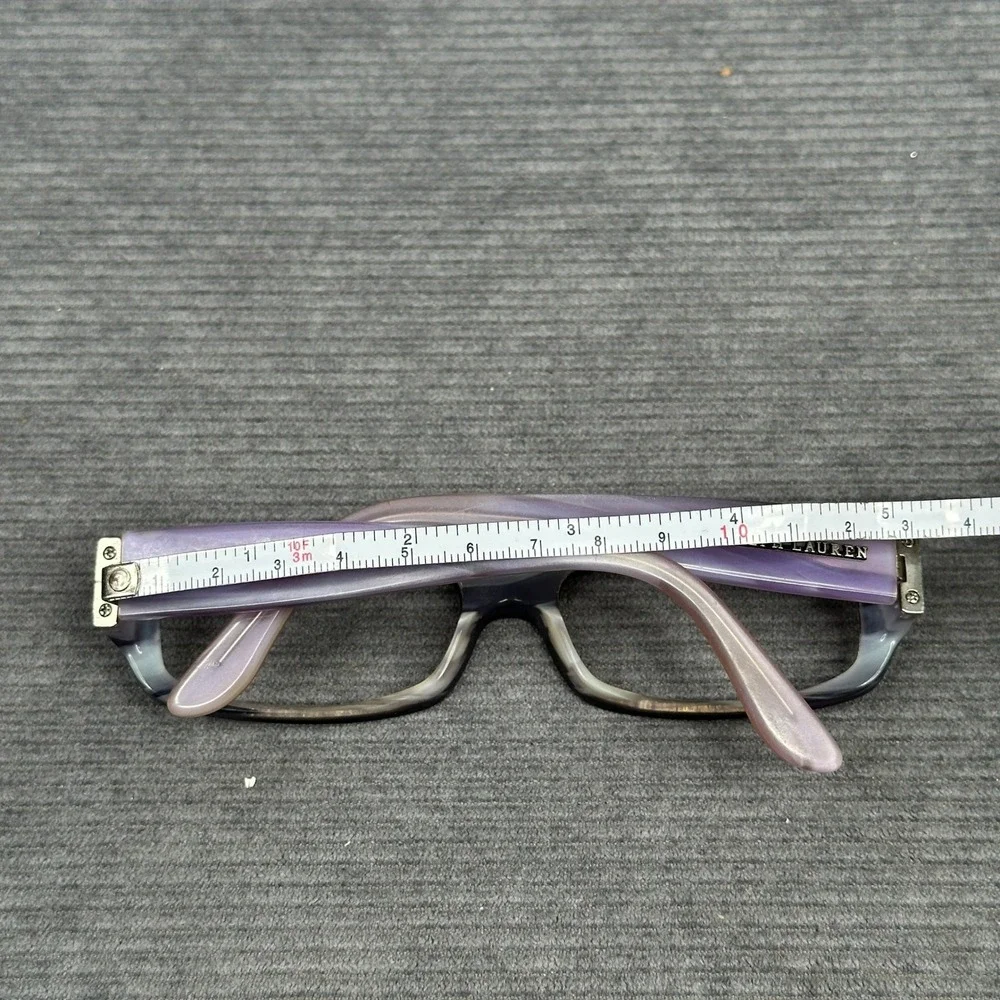 Ralph Lauren RL 6018 5133 Purple Marbled Rectangular Y2K Eyeglass Frames Italy
